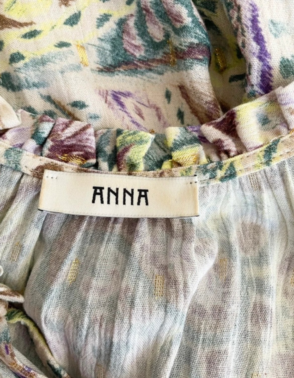 SALE mooie jurk van Anna M, Anna van Toor B.V., Meerkleurig, Ophalen of Verzenden, Zo goed als nieuw