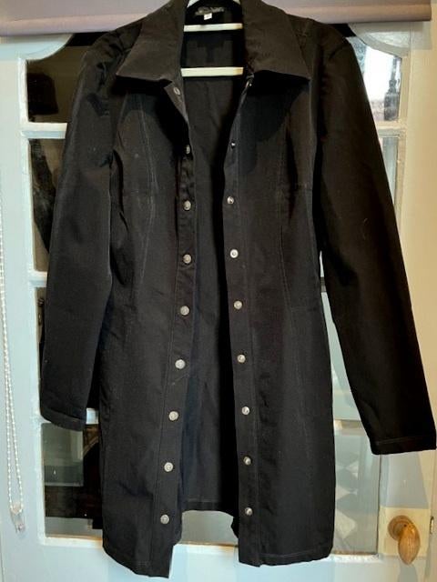 Versace:  leuk half lang jasje jeans couture, Ophalen of Verzenden, Gedragen, Zwart