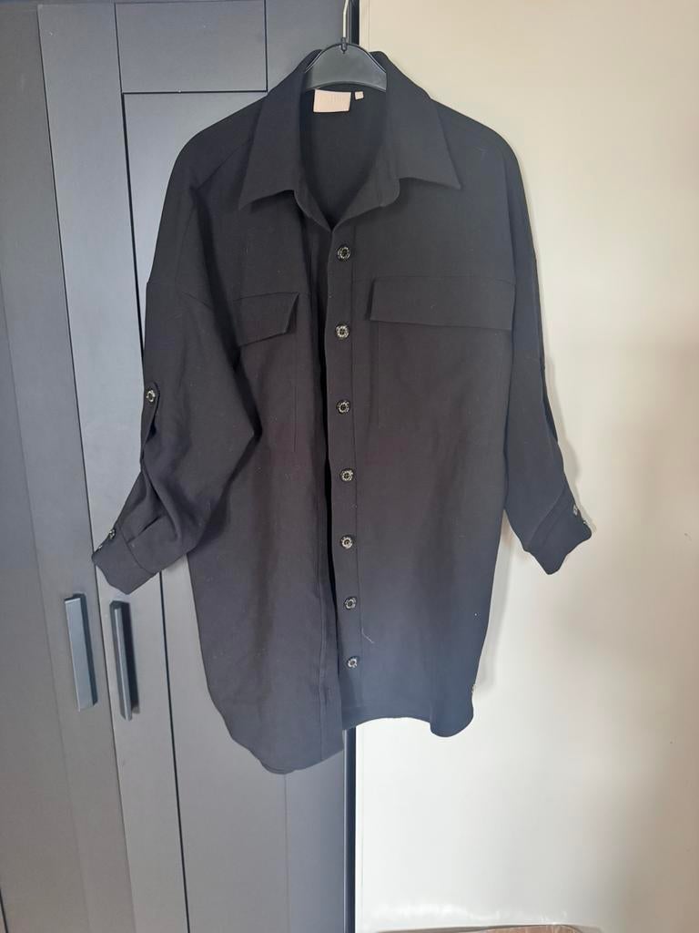 Josh V blouse/ jurk maat L, Ophalen of Verzenden, Zo goed als nieuw, Maat 42/44 (L), Zwart