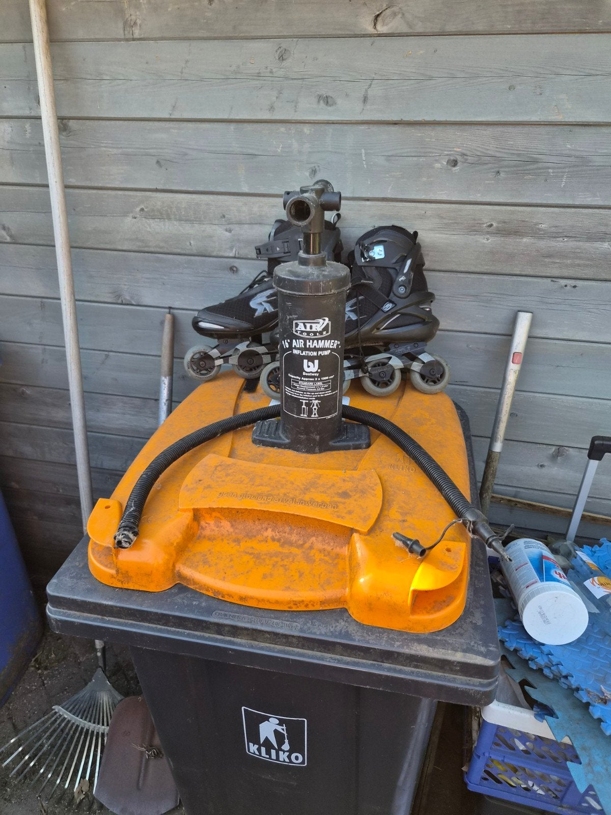 Luchtbedpomp - Air Hammer Inflatie Pomp, Ophalen, Gebruikt