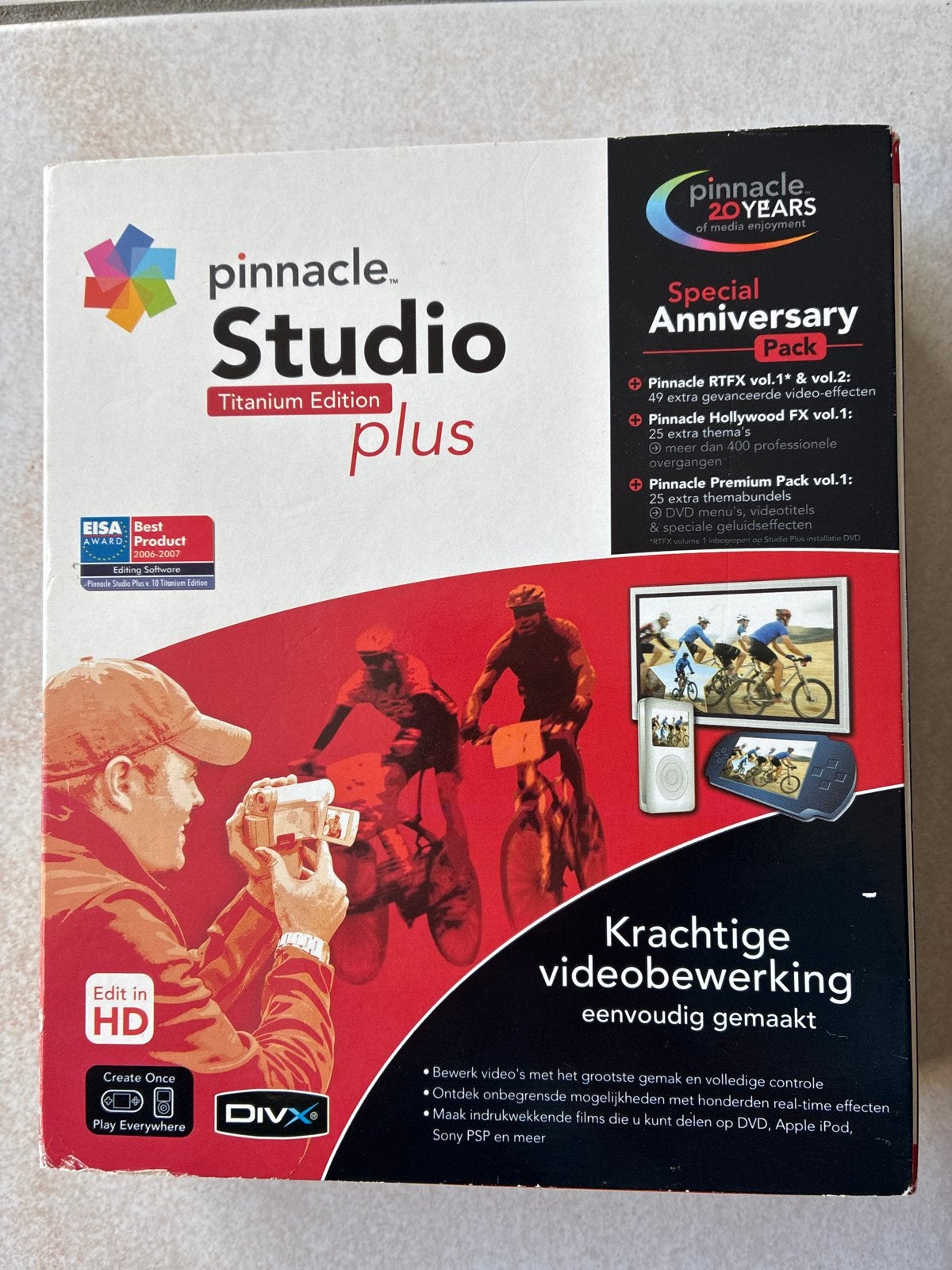 Pinnacle Studio Titanium Edition Plus + Cursus Videobewerken, Computers en Software, Ophalen of Verzenden, Zo goed als nieuw, Windows