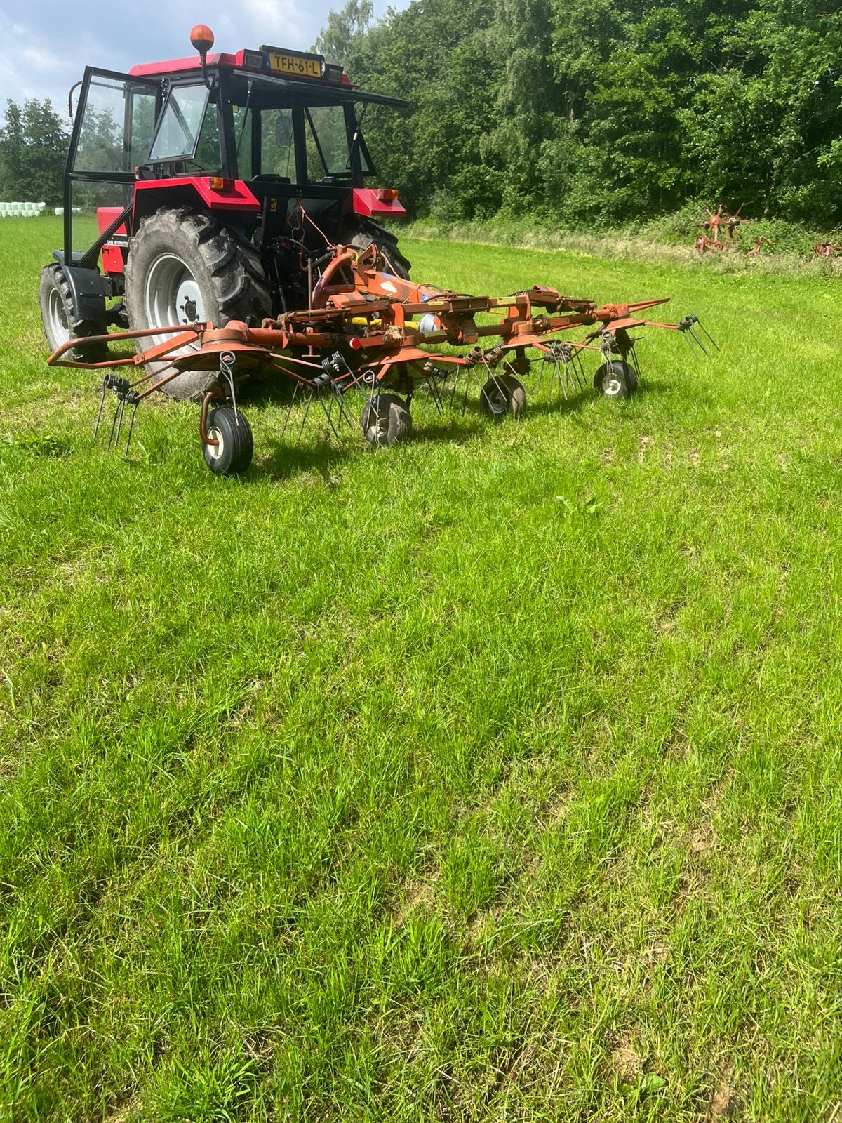 Hooischudder, Ophalen