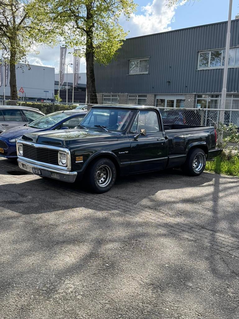 Chevrolet 1972 C 10 pick up shortbed oldtimer +300 pk, Auto's, Bestelauto's, Particulier, Chevrolet, Geïmporteerd, Ophalen