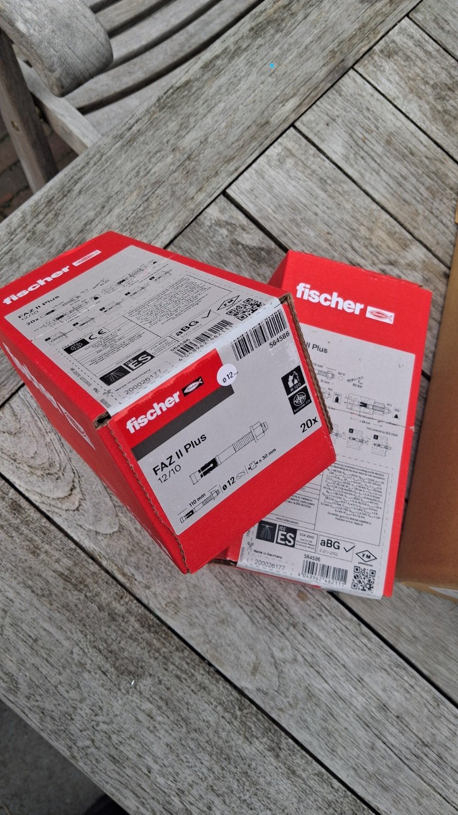 Fischer FAZ II Plus 12/10 Doorsteekankers (per 20 stuks), Ophalen of Verzenden, Nieuw, 100 tot 250 mm, Pluggen