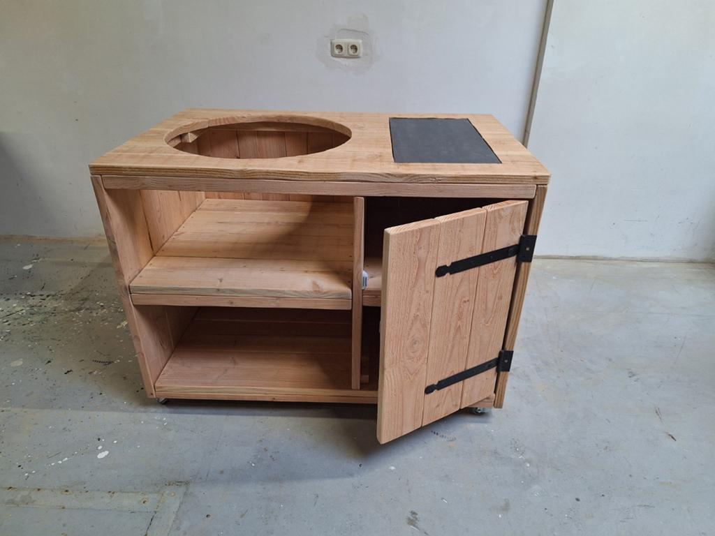 Buitenkeuken douglas Kamado Boretti Green Egg, Tuin en Terras, Buitenkeukens, Ophalen of Verzenden