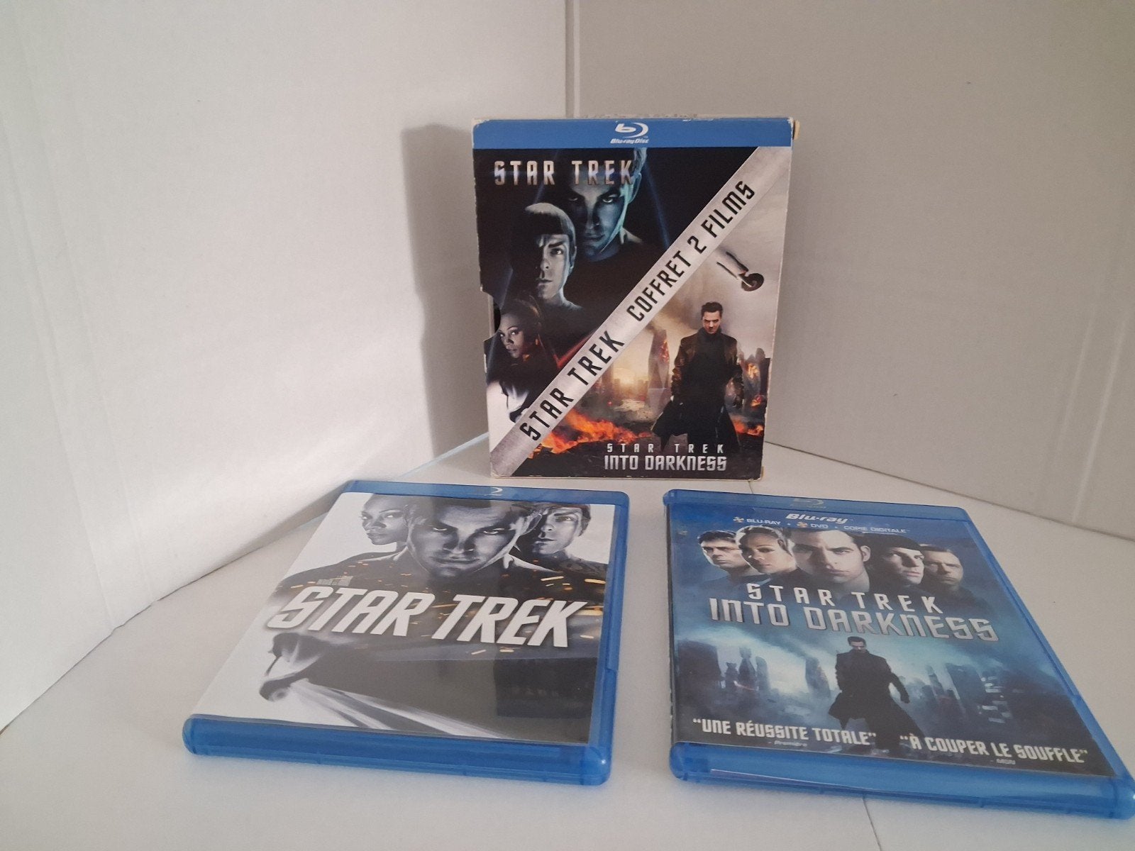 Star Trek Blu-ray Boxset: Star Trek & Into Darkness, Engels, Boxset, Ophalen of Verzenden, Zo goed als nieuw