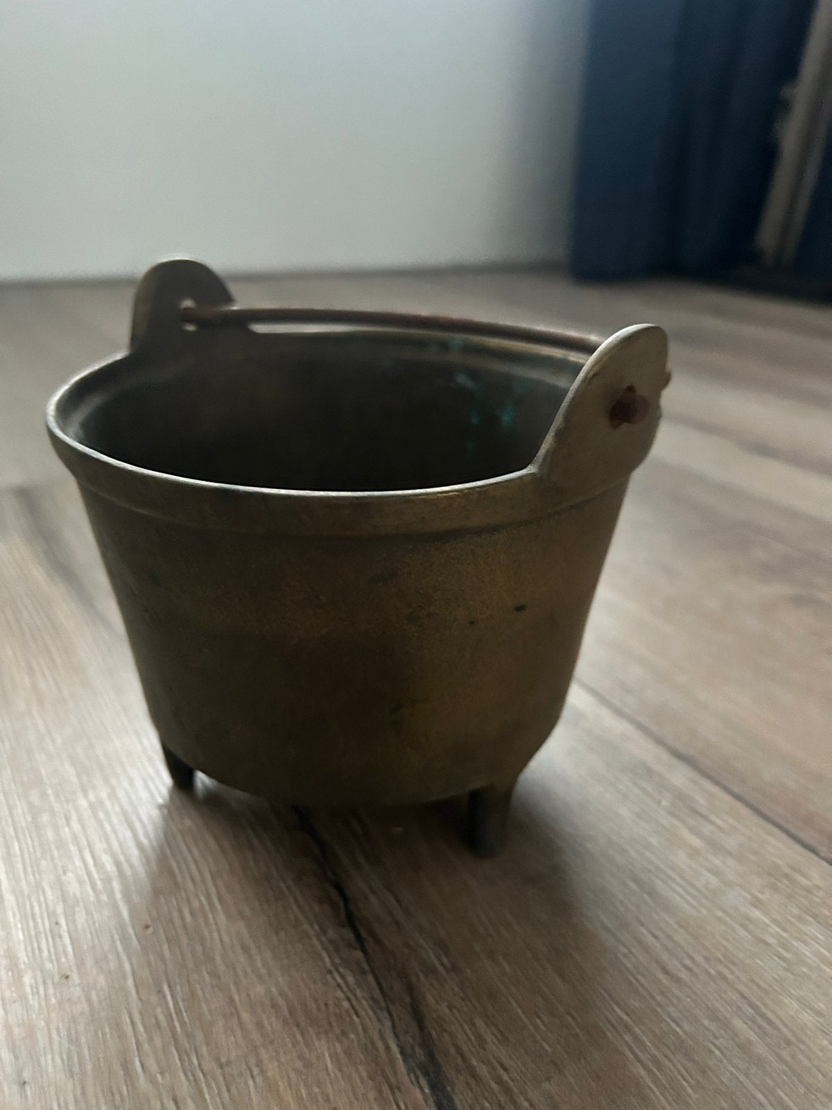 Zware koperen bloempot / bak / pot / stoof, Ophalen of Verzenden, Koper