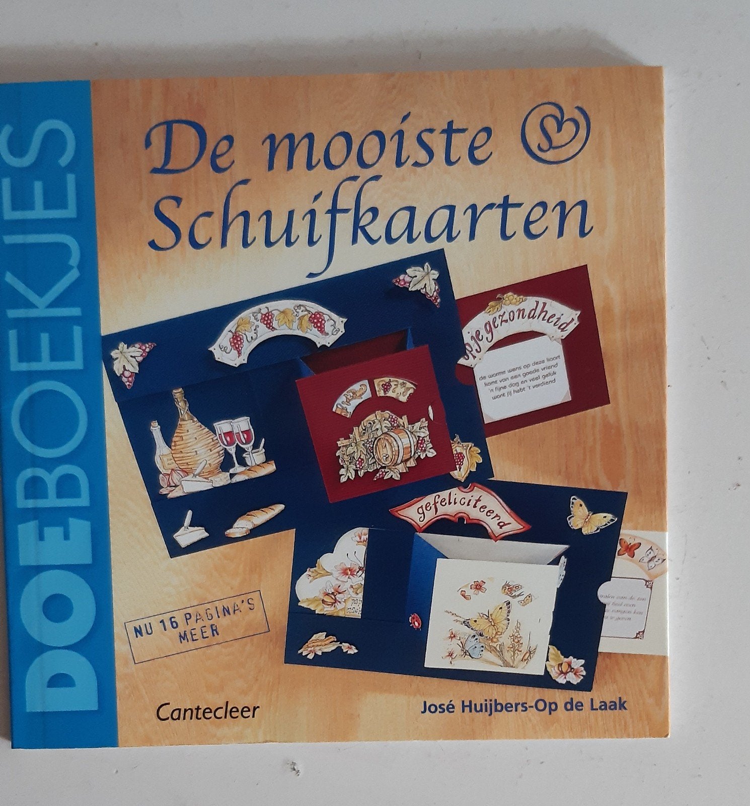 Diverse Knutselboeken: Kaarten, Fimo, Embossing, 3D Knippen, Gebruikt, Overige thema's, Ophalen of Verzenden, Papier of Karton