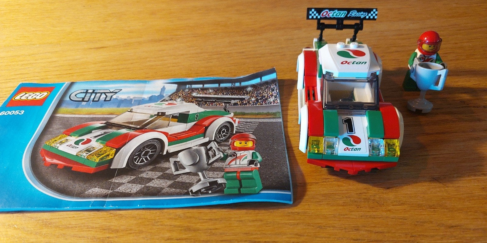 LEGO City, Set 60053, Octan Raceauto set, Ophalen, City, Lego, Inclusief instructies