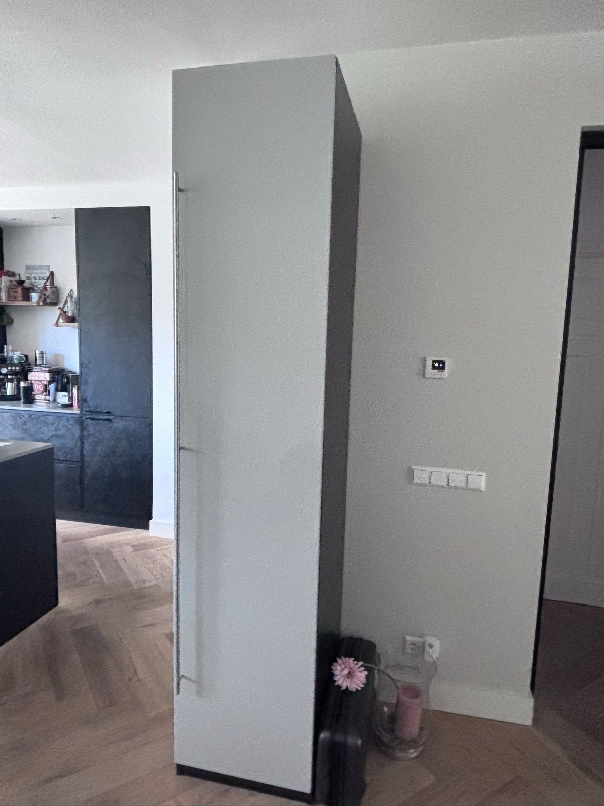2x IKEA Pax kledingkast donkergrijs 50x58x236 cm, Ophalen, Gebruikt, 200 cm of meer, 50 tot 100 cm