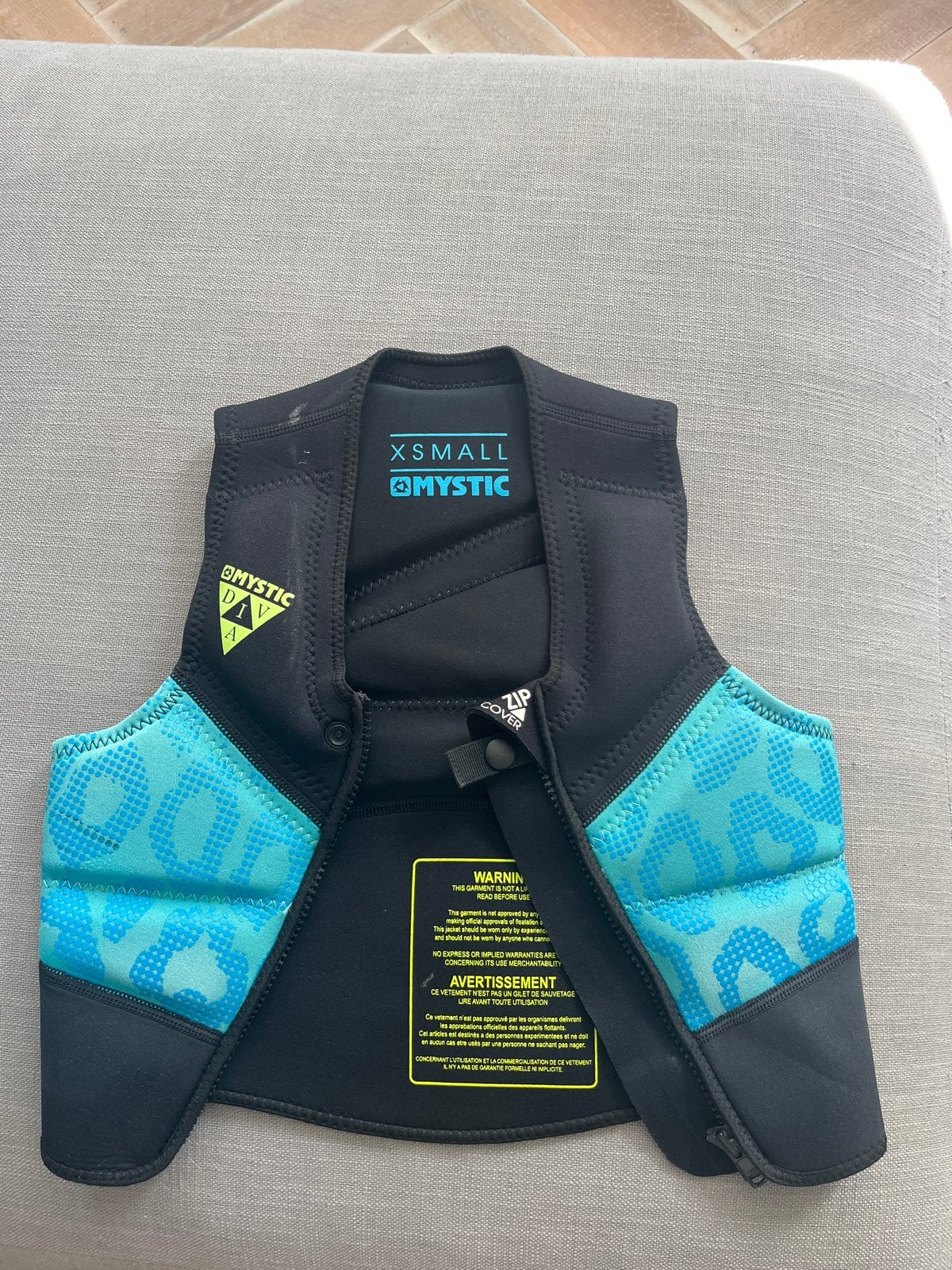 Mystic Impact Vest XSmall - Zo goed als nieuw, Watersport en Boten, Watersportkleding, Ophalen of Verzenden, Zo goed als nieuw