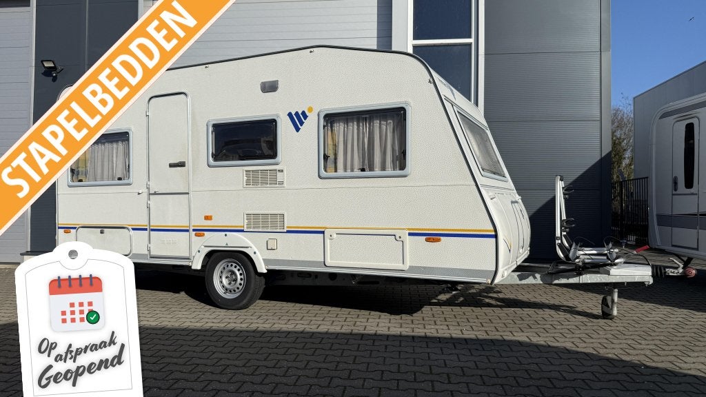 Knaus Vimara 450 TK - Unico voortent, Caravans en Kamperen, Standaardzit, Dwars-stapelbed, Bedrijf, 750 - 1000 kg