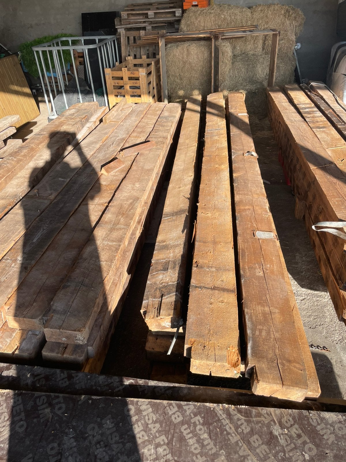 Houten balken/gordingen, Ophalen of Verzenden, Zo goed als nieuw, 250 cm of meer, Balken