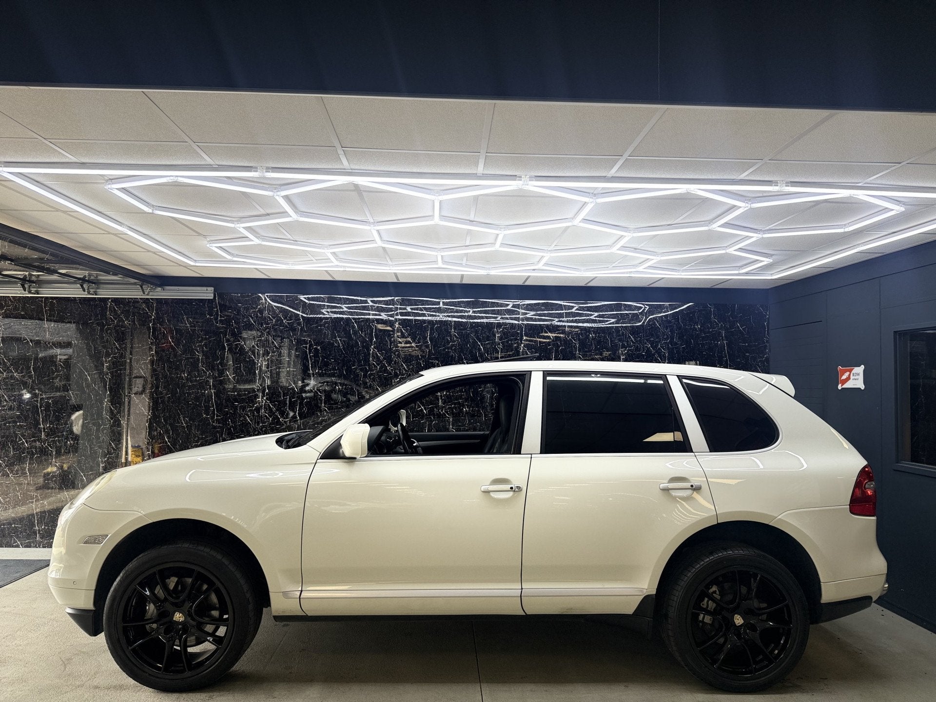 Porsche Cayenne 4.8 S (bj 2008, automaat), Auto's, Automaat, Cayenne, Wit, Bedrijf
