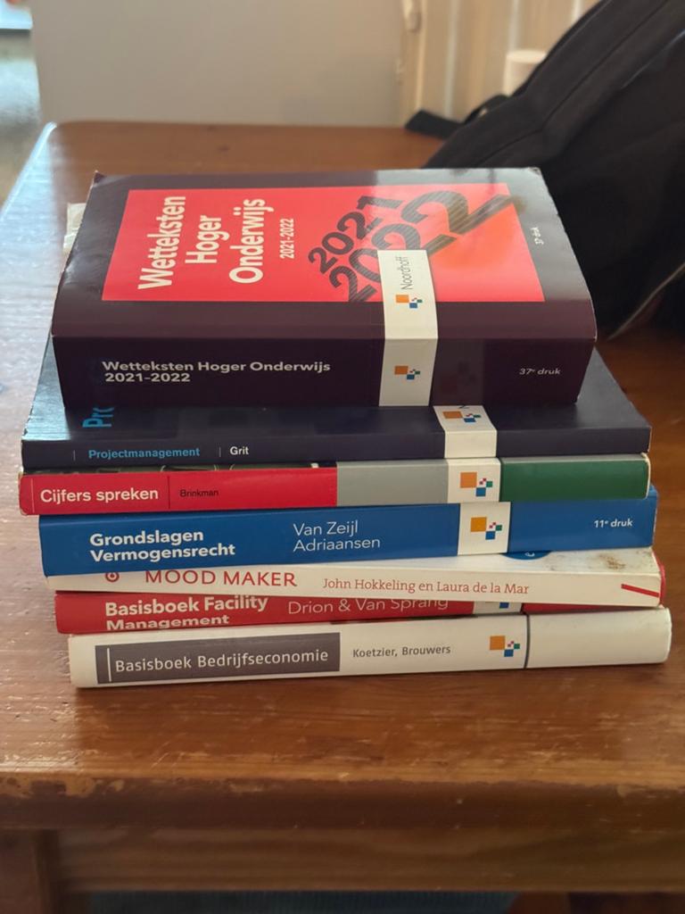 Studieboeken HBO Facility Management, Boeken, Studieboeken en Cursussen, Zo goed als nieuw, HBO, Beta, Ophalen of Verzenden