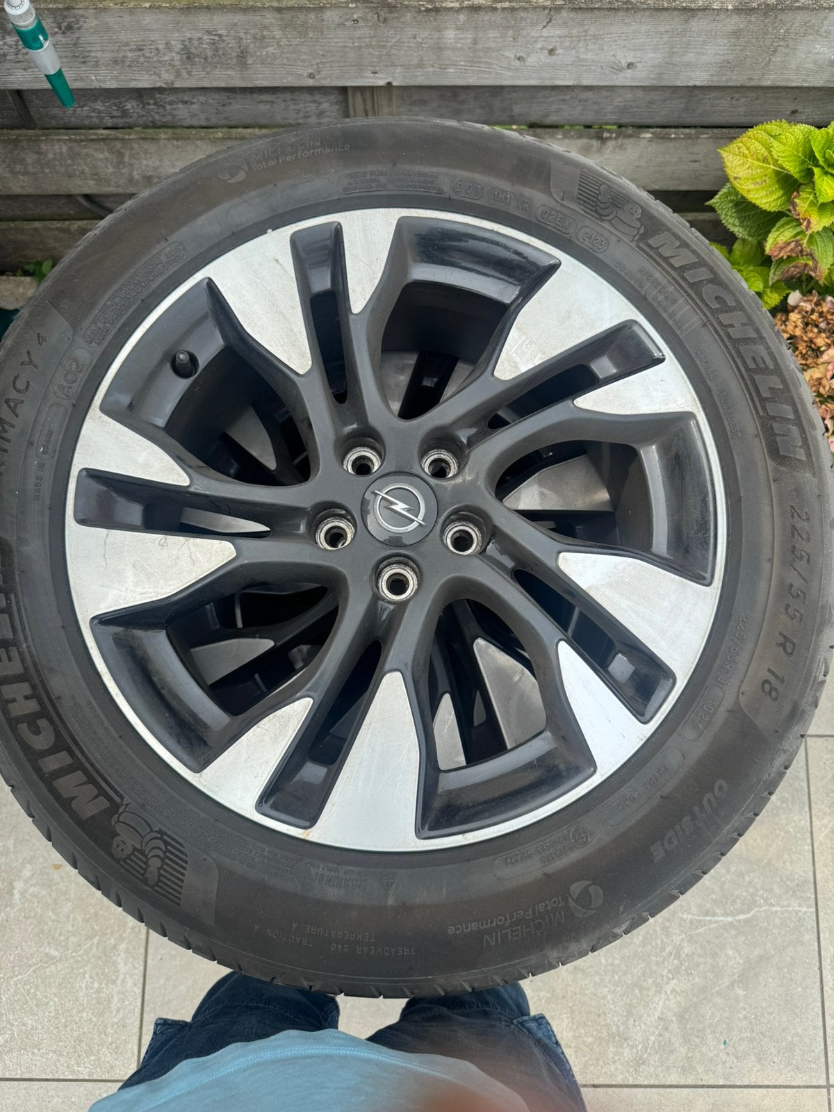 Opel Grandland X velgen met zomerbanden, Auto's, Opel, Zwart, 4 cilinders, Zwart, Origineel Nederlands