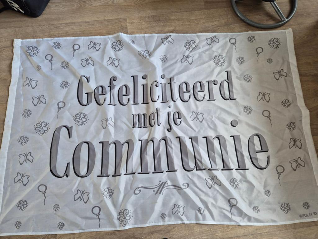 Communie versiering, Ophalen, Versiering, Geboorte of Huwelijk