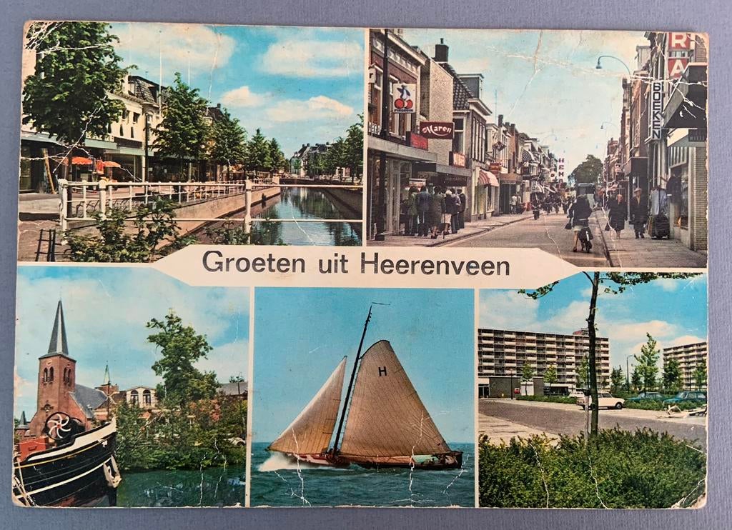Groeten uit Heerenveen, Ophalen of Verzenden, Gelopen, Friesland