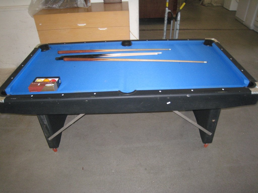 Buffalo pooltafel incl, toebehoren( geen poolballenset), Sport en Fitness, Biljarten en Poolen, Niet ingevuld, Gebruikt, Niet ingevuld