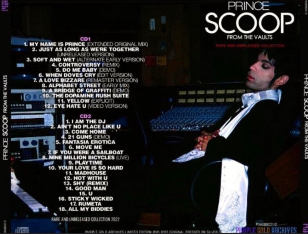 PRINCE - SCOOP : FROM THE VAULTS UNRELEASED COLLECTION 2CD, Speciale editie, Nieuw in verpakking, Album, Verzenden