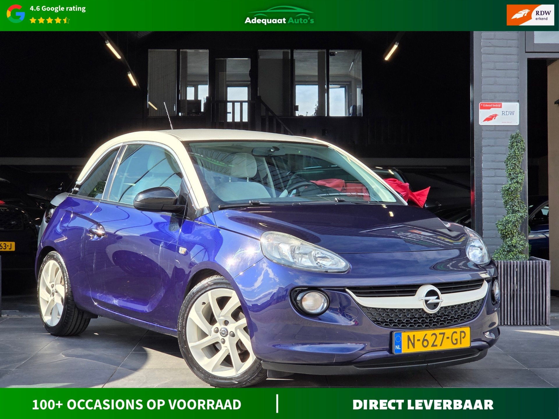 Opel ADAM 1.2 Glam|Airco|El Pakket|Cruise Control|Navi|APK, Auto's, Opel, Voorwielaandrijving, Euro 5, Huisgarantie, 4 cilinders
