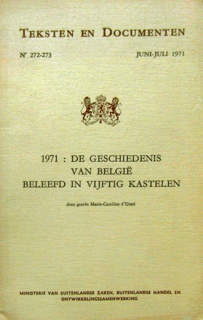 De geschiedenis van België beleefd in vijftig kastelen, Boeken, Ophalen of Verzenden, Zo goed als nieuw, Europa
