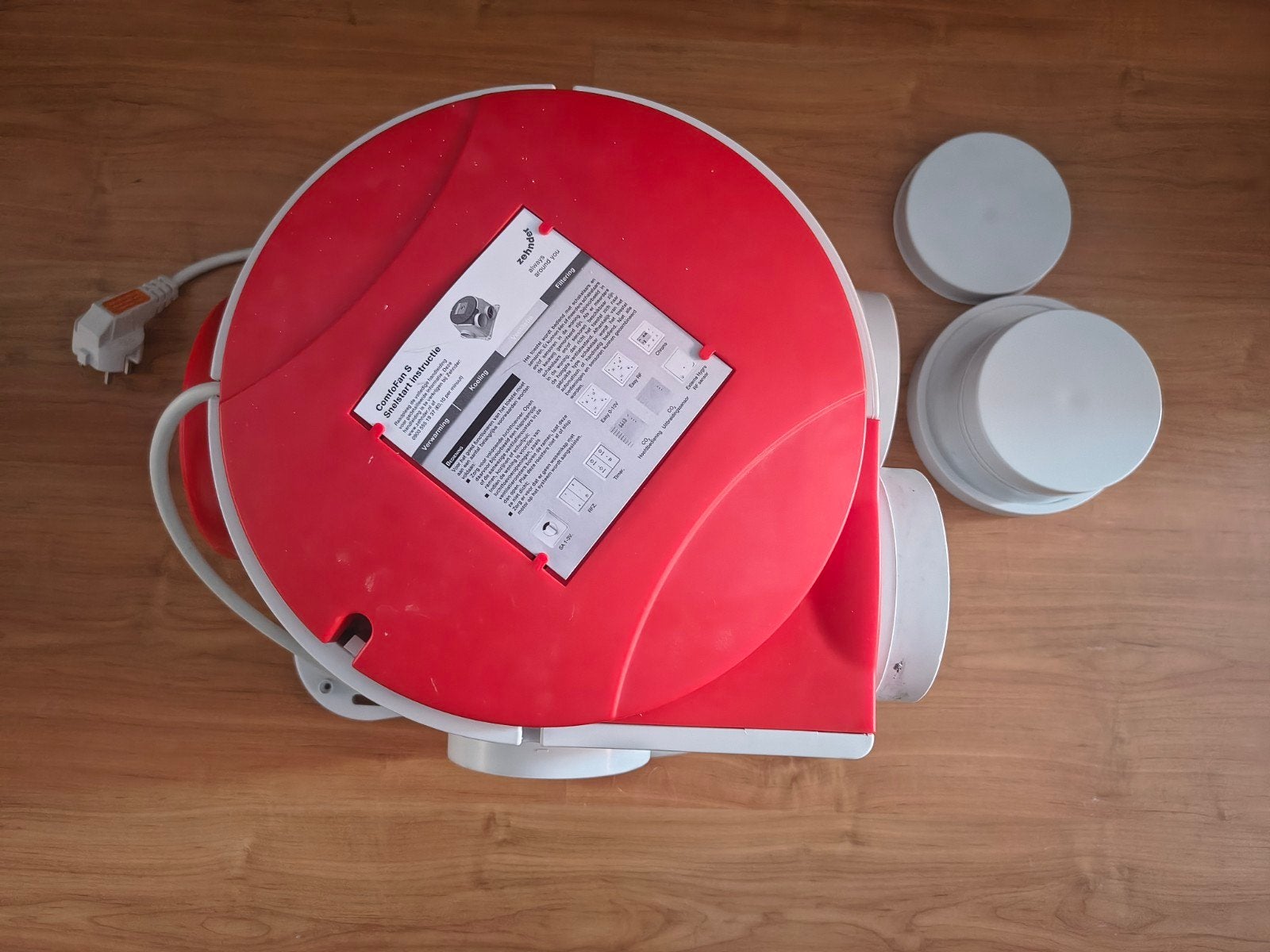 Zehnder ComfoFan S Ventilator met schakelaar, Ophalen of Verzenden, Gebruikt, Ventilator