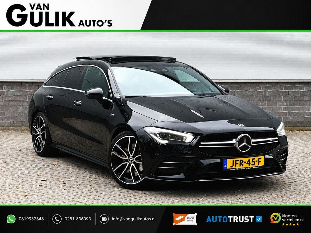 Mercedes-Benz CLA-klasse Shooting Brake AMG 35 4MATIC Premiu, Automaat, CLA, Automatische klimaatregeling, Zwart