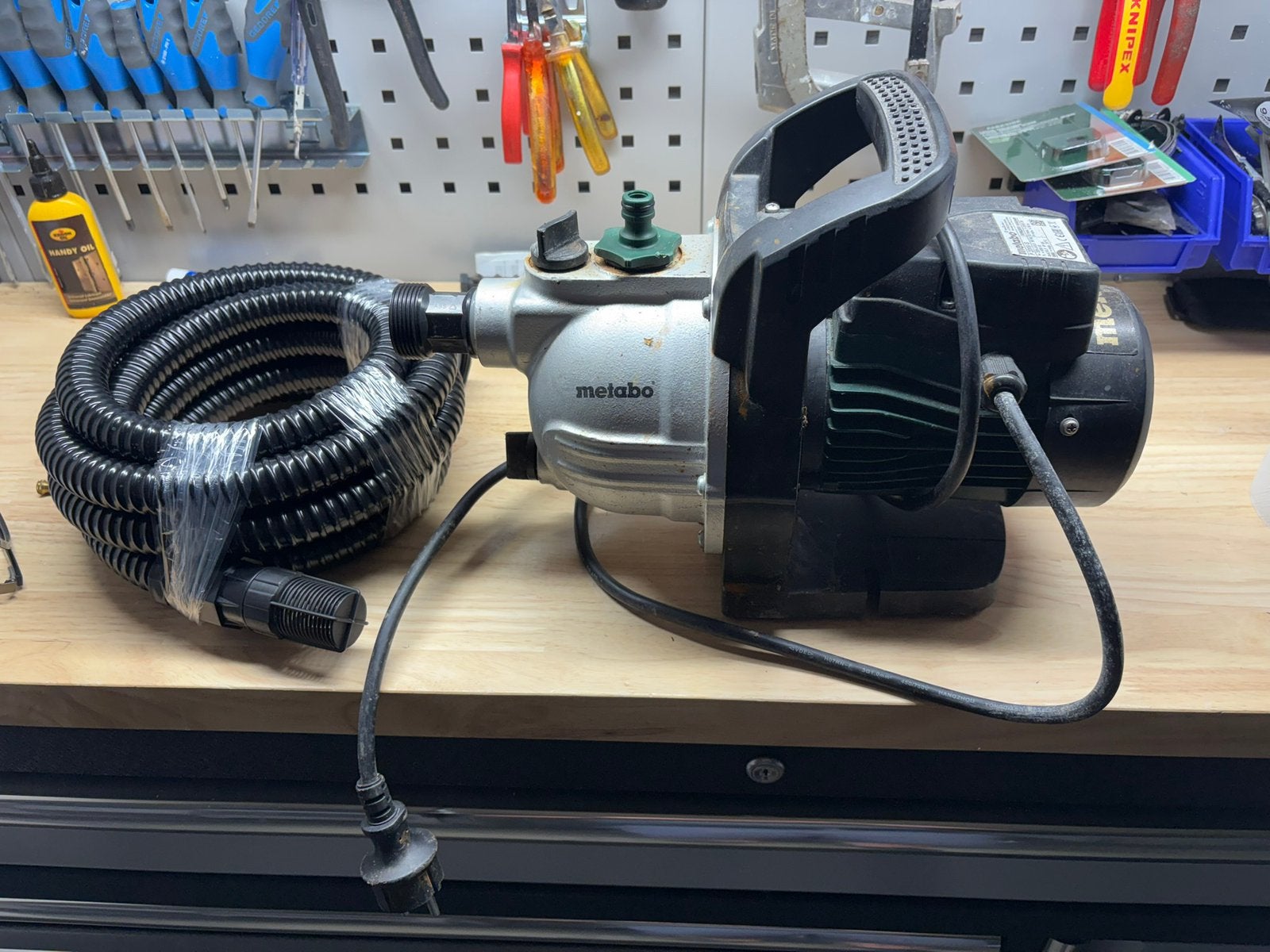 Metabo P2000G tuinpomp, Ophalen of Verzenden, Gebruikt, Elektrisch, Beregeningspomp