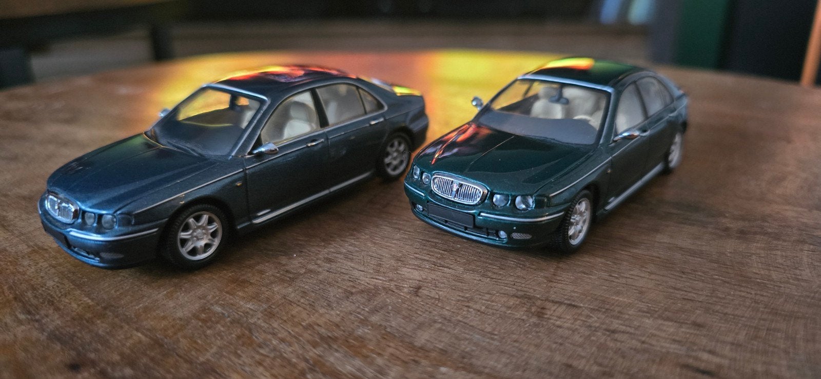 Set Schuco Rover 75: Steel Blue & British Racing Green, Ophalen of Verzenden, Zo goed als nieuw, Auto, Schuco