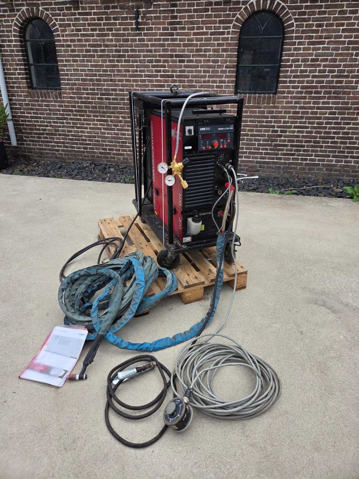 EWM Tetrix 400 CEL PWS TIG Lasapparaat – Super Complete Set, Ophalen, Zo goed als nieuw, 250 ampère of meer, Tig