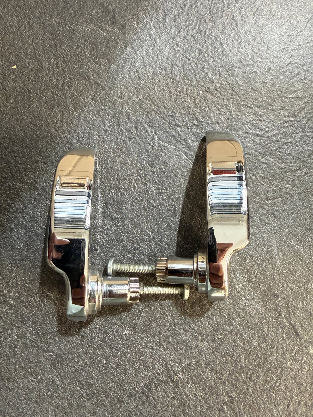 Harley Davidson Street Glide Koffer hendels chrome, Ophalen of Verzenden, Gebruikt