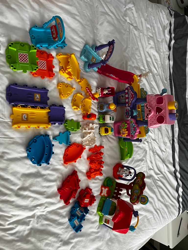 Grote VTech Toet Toet Auto's en Zoef Zoef Dieren set, Ophalen, Gebruikt, 6 maanden tot 2 jaar