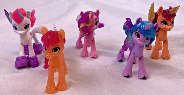 My Little Pony G5 5 Figuren Sunny Izzy Hitch Zipp Pipp MLP