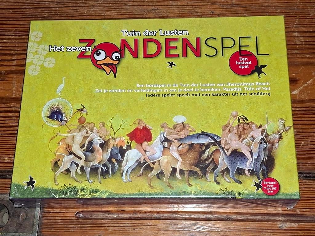 Het Zeven Zondenspel: Tuin der Lusten Bordspel, Vijf spelers of meer, Ophalen of Verzenden, Zo goed als nieuw, Onbekend