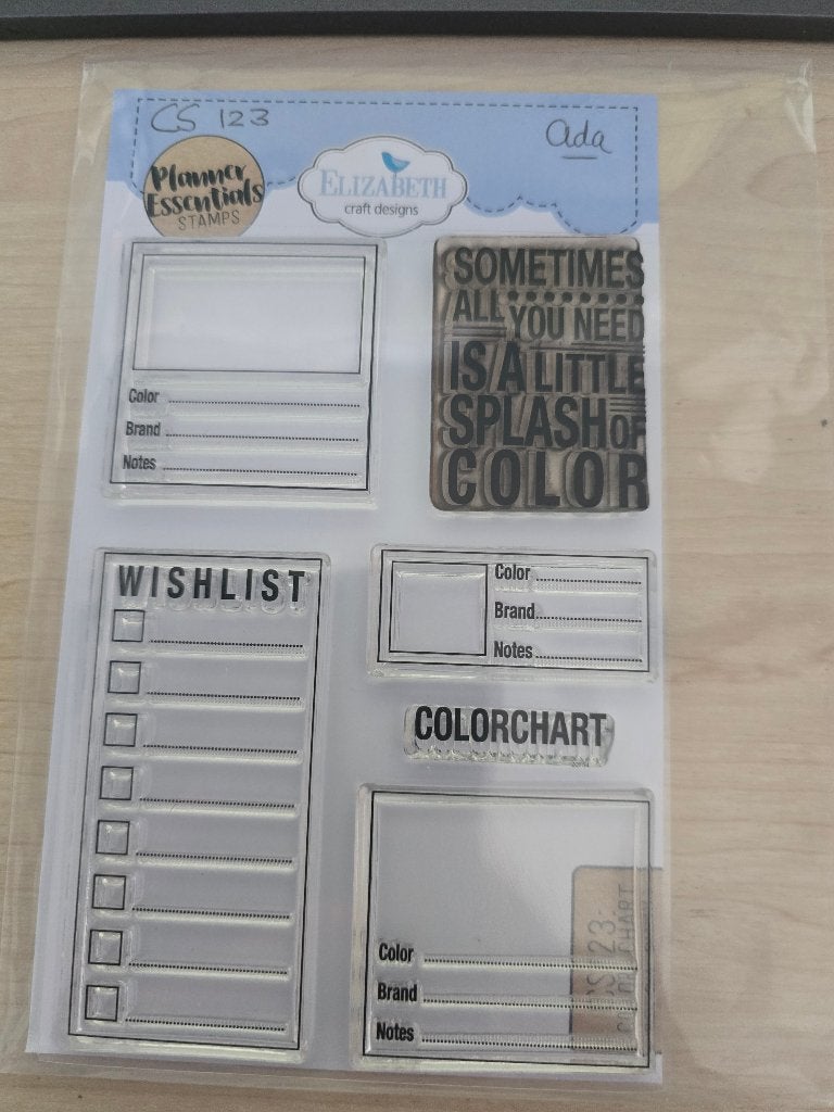 Planner essentials CS 123 Color chart, Ophalen of Verzenden, Zo goed als nieuw, Overige typen, Overige merken