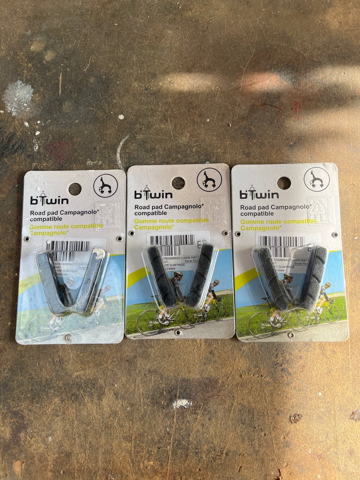 Race remblokjes / Road pad Campagnolo compatible, Remmen, Nieuw, Ophalen of Verzenden, Rubber