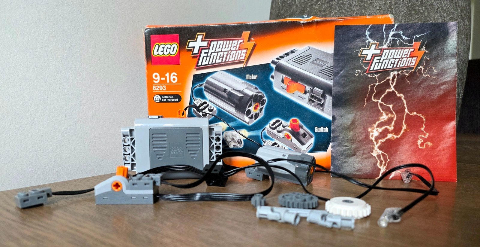 LEGO Technic 8293 Power Functions Tuningset met doos, Compleet, Lego, Ophalen of Verzenden, Zo goed als nieuw