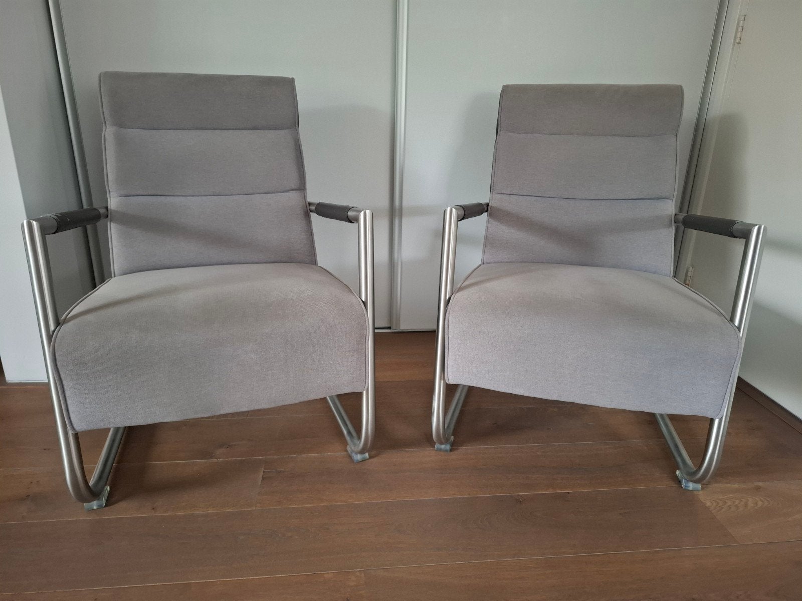 Set van 2 moderne fauteuils van Xooon, Ophalen, Gebruikt, Twee, Leer