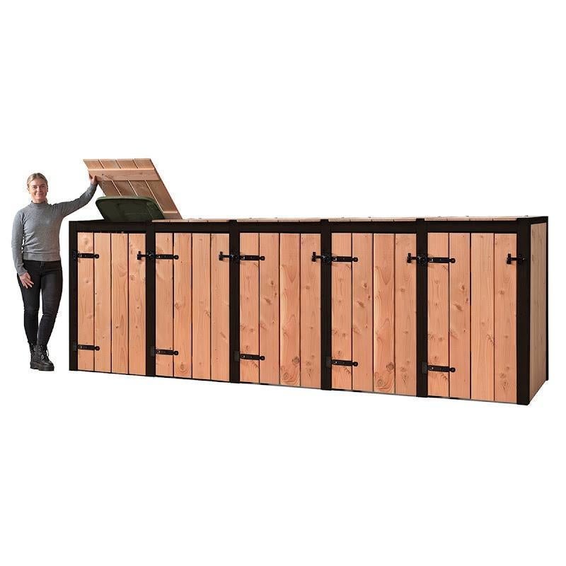 Container ombouw vijf dubbel Rosie, Ophalen of Verzenden, Nieuw, Hout, Containerberging