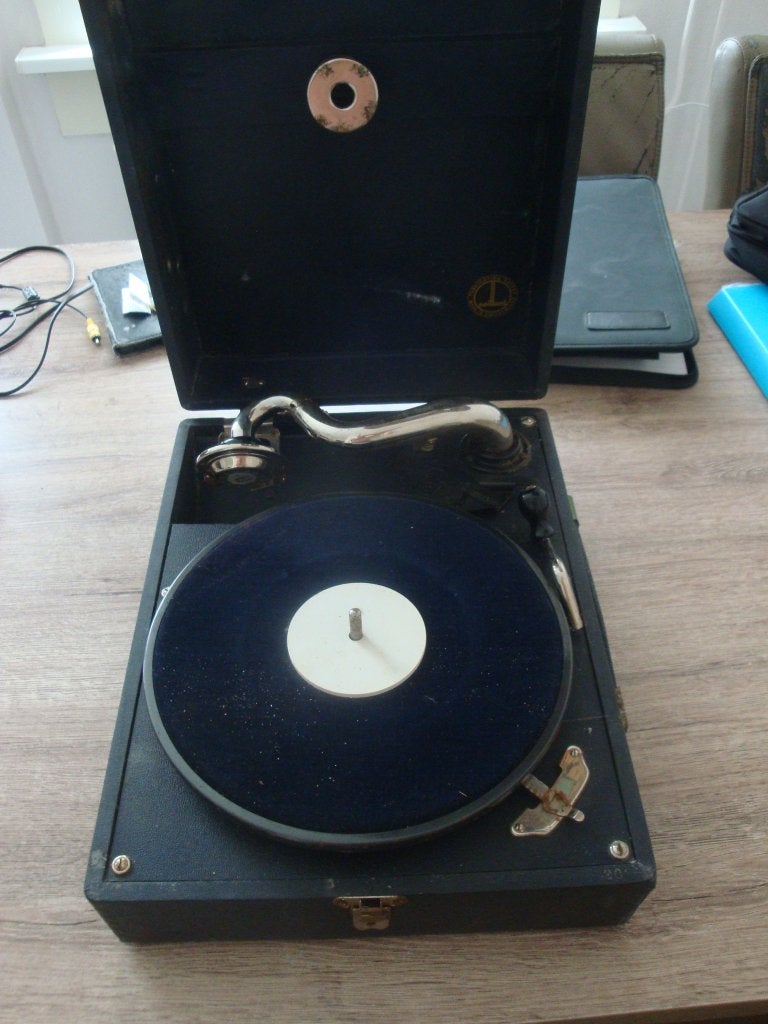 oude platen speler-merk paillard-made in switzerland, Ophalen