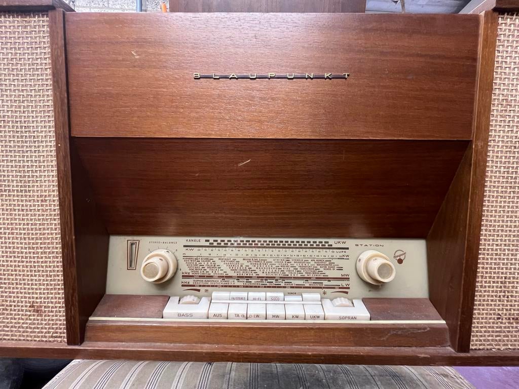 Blaupunkt buizenradio E238315 met pick-up, Ophalen, Niet werkend, Radio