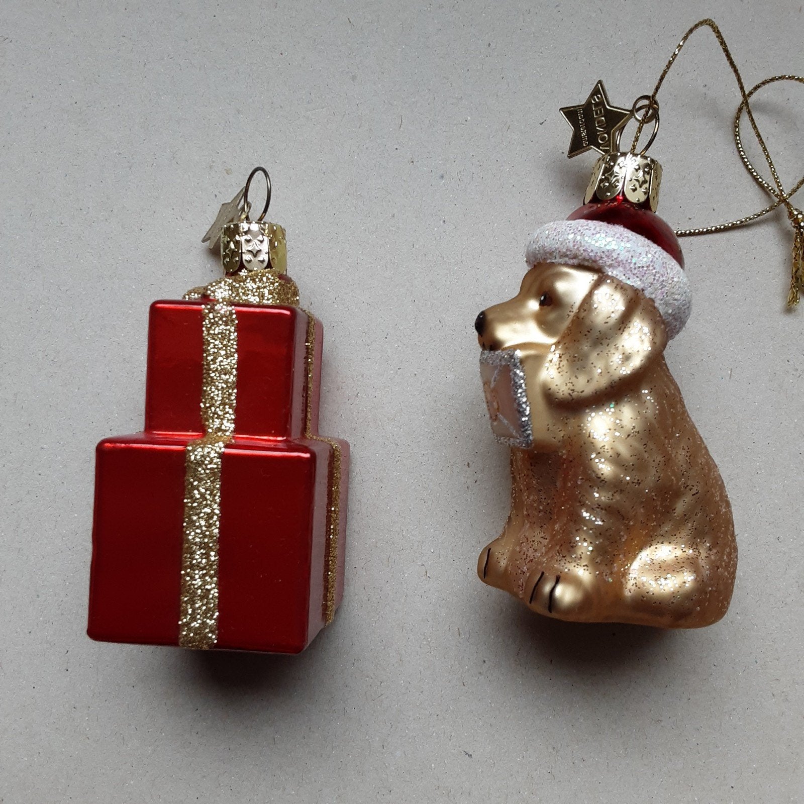 Kerstballen,  Vondels, Postnl, pakketje en hond, Diversen, Ophalen of Verzenden, Gebruikt