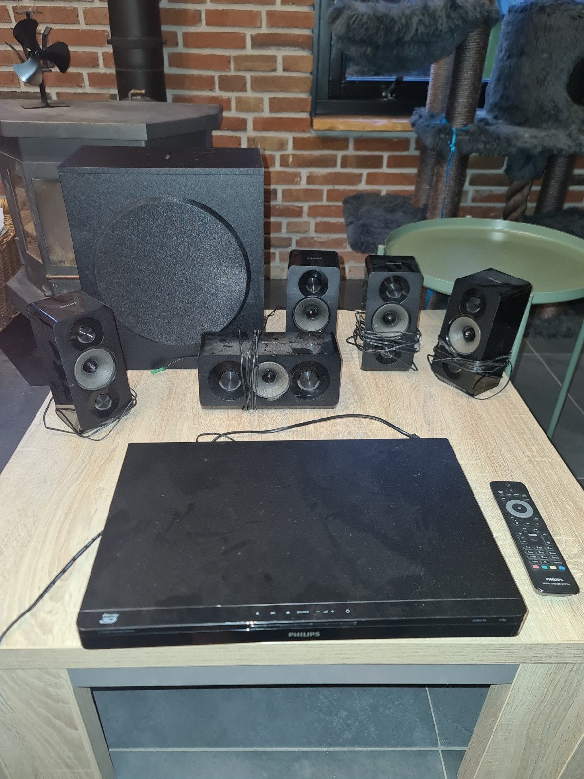 Philips HTB3510/12 5.1 Home Cinema Set met Blu-ray speler, Audio, Tv en Foto, Home Cinema-sets, Ophalen, Philips, Gebruikt, Blu-ray-speler
