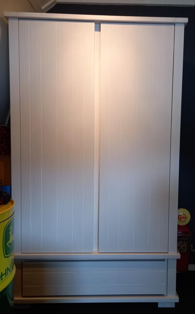 Whitewash linnenkast, Kinderen en Baby's, Kinderkamer | Commodes en Kasten, Ophalen, Gebruikt, 50 tot 70 cm, 105 cm of meer