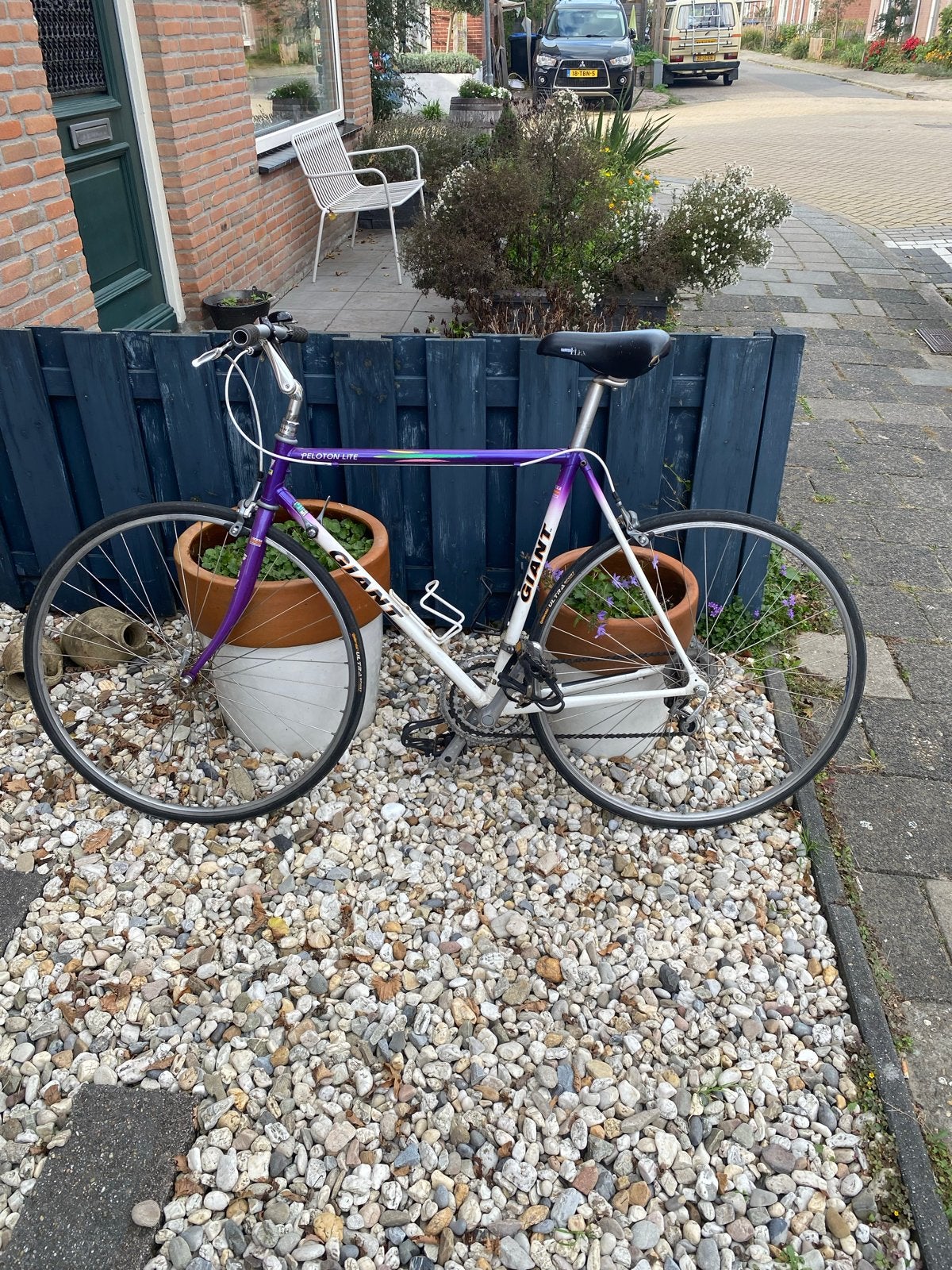 Giant Peloton Lite Retro fiets - rijdt als een trein, Fietsen en Brommers, Ophalen, 28 inch, Gebruikt, 10 tot 15 versnellingen