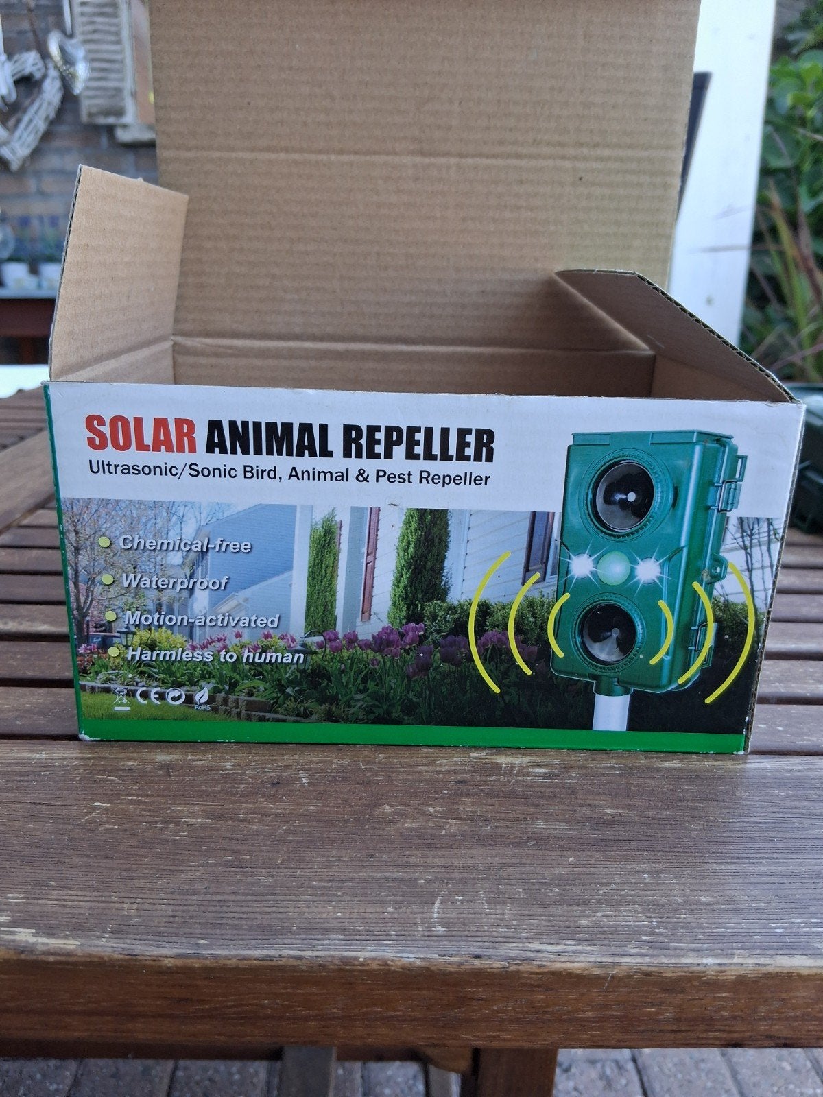 Solar Ultrasone Dierenverjager - Ongediertebestrijding, Ophalen, Nieuw, Ongediertebestrijding