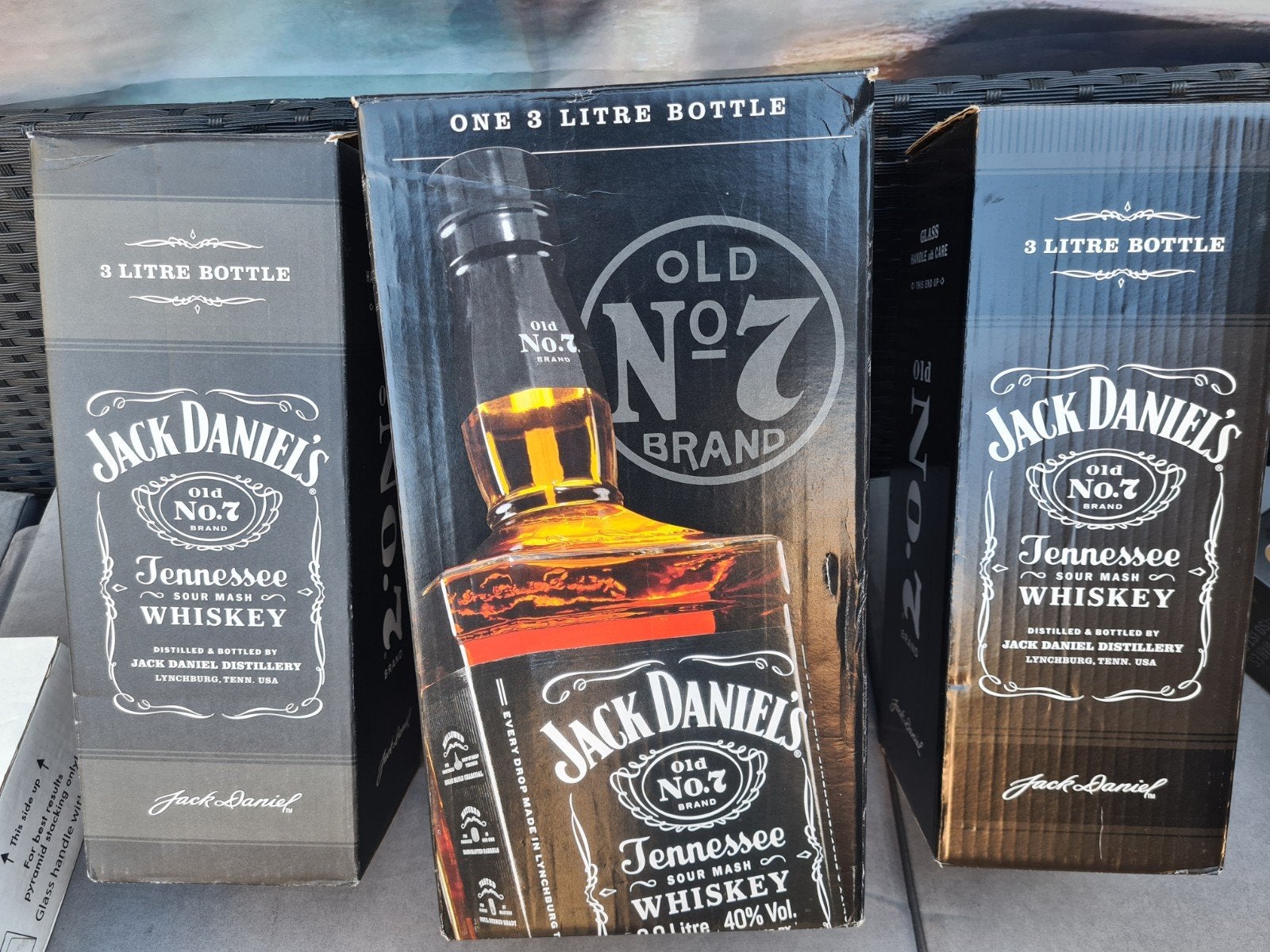 3x doos 3liter jack daniels, Ophalen of Verzenden