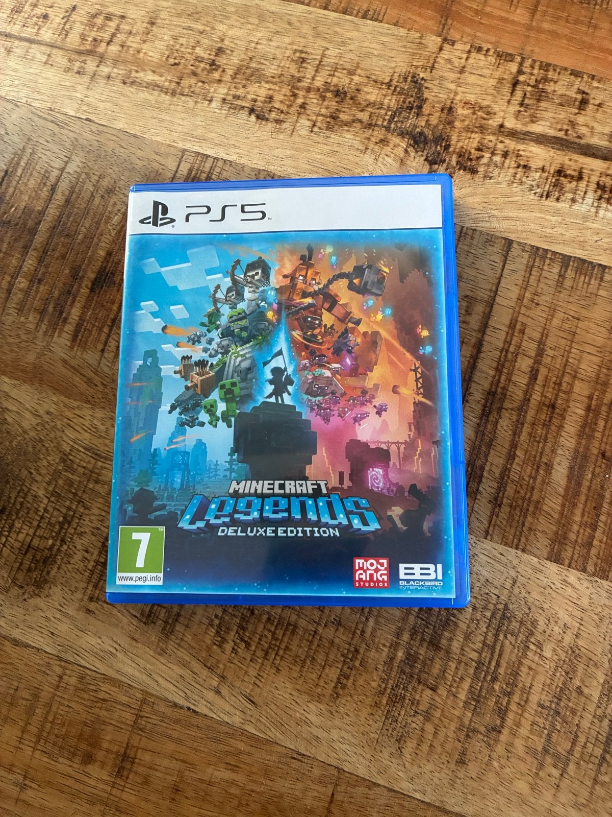 Minecraft Legends Deluxe Edition PS5 - Zo goed als nieuw, Online, 1 speler, Ophalen of Verzenden, Zo goed als nieuw