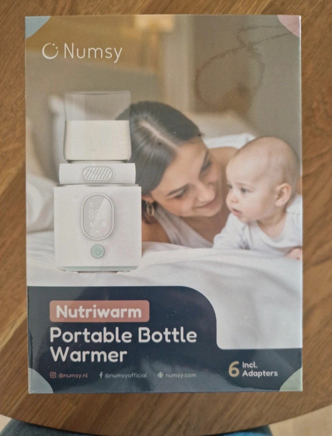 Numsy Nutriwarm Draagbare Flessenwarmer - Nieuw in doos, Ophalen, Nieuw, Flessen- of potjesverwarmer